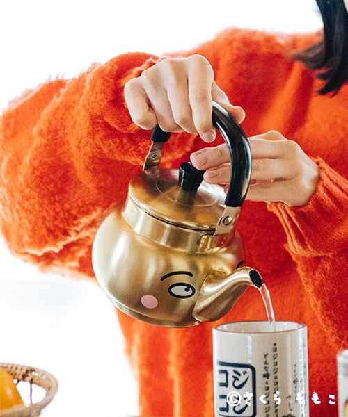 studio CLIP（スタディオクリップ）の「やかん君風やかん〈COJI‐COJI