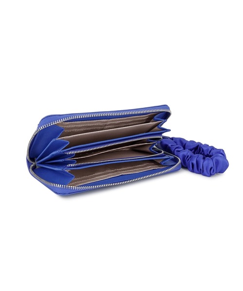 ムルーア（MURUA）/ラウンドファスナー長財布 MR−W1331 ギャザーチャーム MURUA(ムルーア) ラウンドファスナー長財布 MR-W1331 ギャザーチャーム