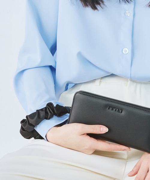 MURUA(ムルーア) ラウンドファスナー長財布 MR-W1331 ギャザーチャーム