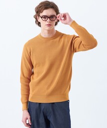 新品❤️archivio クルーネックセーター オレンジ セール】 SHIPS any: AQUA ニット クルーネック プルオーバー