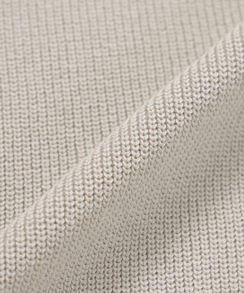 MACKINTOSH PHILOSOPHY（ﾏｯｷﾝﾄｯｼｭ ﾌｨﾛｿﾌｨｰ）の「片畦プレーティング クルーネックプルオーバーニット（ニット/セーター・メンズ・ブルー系その他3/ダークネイビー/ベージュ系その他/オレンジ系その他2・38/40）」の16枚目の写真