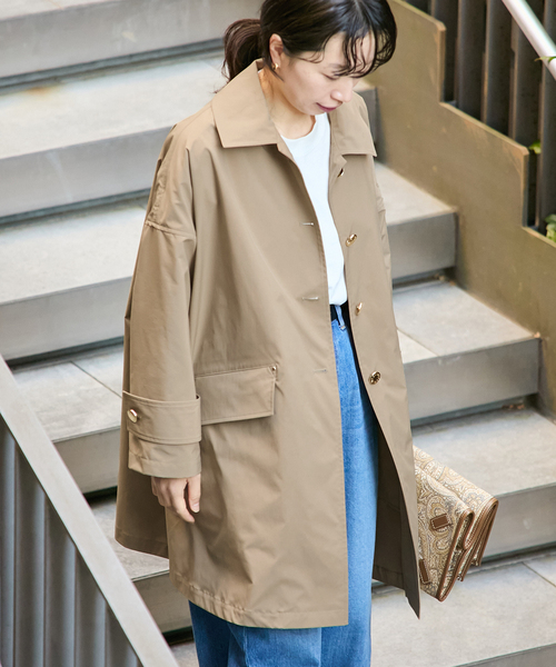 Mackintosh(マッキントッシュ)の「《別注》【MACKINTOSH/マッキントッシュ】HUMBIE_EX:コート(ステンカラーコート・レディース・ネイビー/ブラック・4/6/8)」の11枚目の写真