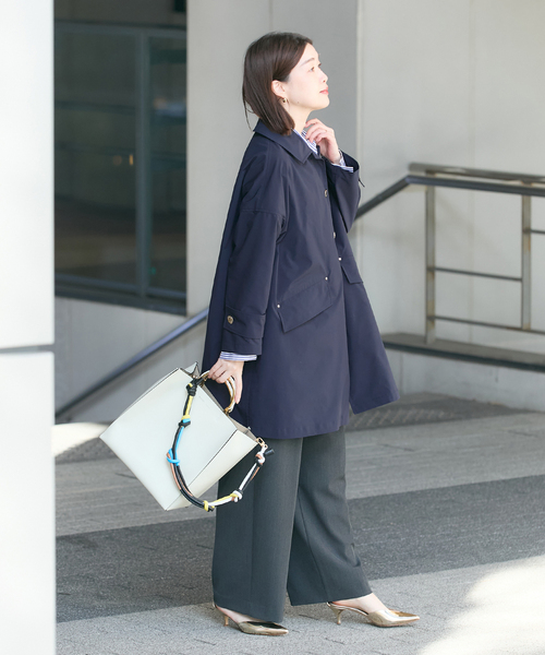 Mackintosh(マッキントッシュ)の「《別注》【MACKINTOSH/マッキントッシュ】HUMBIE_EX:コート(ステンカラーコート・レディース・ネイビー/ブラック・4/6/8)」の17枚目の写真