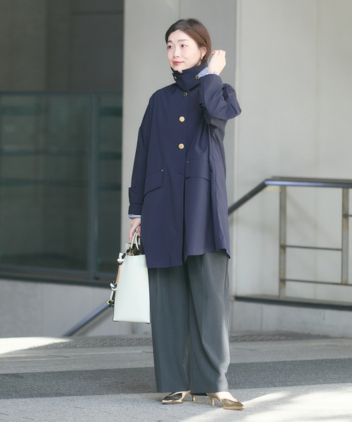 Mackintosh(マッキントッシュ)の「《別注》【MACKINTOSH/マッキントッシュ】HUMBIE_EX:コート(ステンカラーコート・レディース・ネイビー/ブラック・4/6/8)」の19枚目の写真
