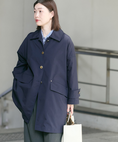 Mackintosh(マッキントッシュ)の「《別注》【MACKINTOSH/マッキントッシュ】HUMBIE_EX:コート(ステンカラーコート・レディース・ネイビー/ブラック・4/6/8)」の20枚目の写真