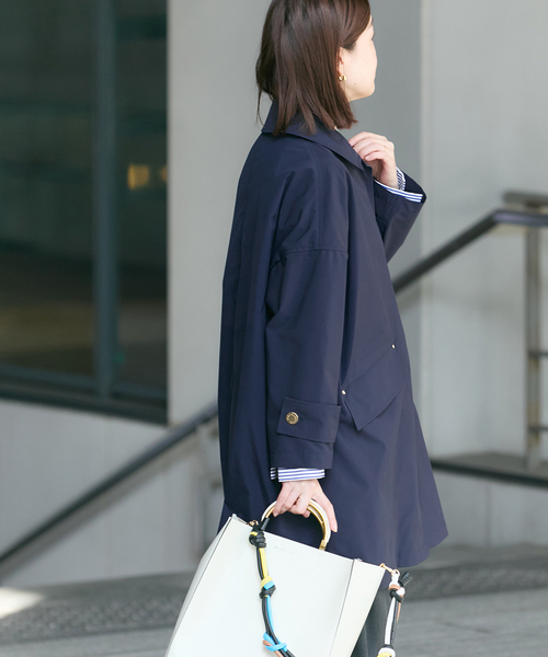 Mackintosh(マッキントッシュ)の「《別注》【MACKINTOSH/マッキントッシュ】HUMBIE_EX:コート(ステンカラーコート・レディース・ネイビー/ブラック・4/6/8)」の21枚目の写真