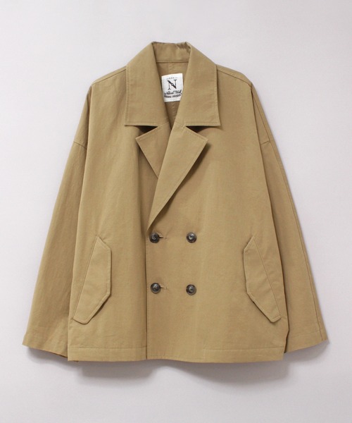 RNA-N（アールエヌエーエヌ）の「J2140 ライトトレンチジャケット（トレンチコート・レディース・ベージュ/ダークネイビー/カーキ・FREE）」の6枚目の写真