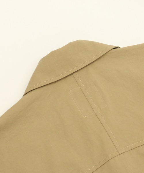 RNA-N（アールエヌエーエヌ）の「J2140 ライトトレンチジャケット（トレンチコート・レディース・ベージュ/ダークネイビー/カーキ・FREE）」の13枚目の写真
