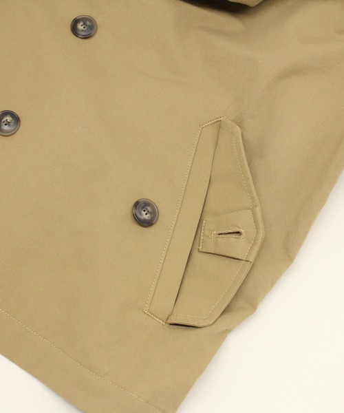RNA-N（アールエヌエーエヌ）の「J2140 ライトトレンチジャケット（トレンチコート・レディース・ベージュ/ダークネイビー/カーキ・FREE）」の14枚目の写真
