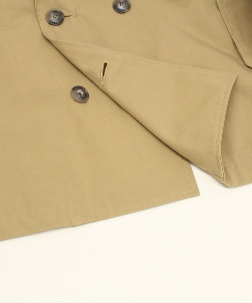 RNA-N（アールエヌエーエヌ）の「J2140 ライトトレンチジャケット（トレンチコート・レディース・ベージュ/ダークネイビー/カーキ・FREE）」の15枚目の写真
