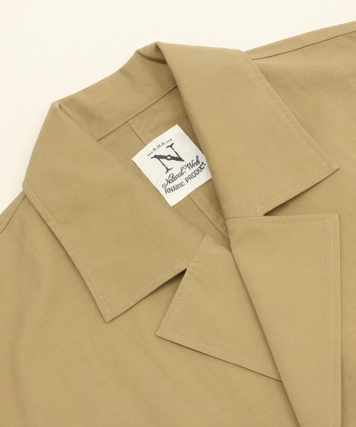 RNA-N（アールエヌエーエヌ）の「J2140 ライトトレンチジャケット（トレンチコート・レディース・ベージュ/ダークネイビー/カーキ・FREE）」の17枚目の写真