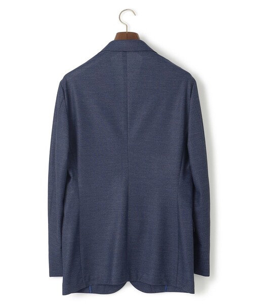 J.PRESS（ジェイプレス）の「【ストレッチ / 洗える / 吸水速乾/ 接触冷感】【J.PRESS-POOL WOOL】ジャージーセットアップ ジャケット_25年モデル（テーラードジャケット・メンズ・ネイビー系/ライトグレー系・SMALL/MEDIUM/LARGE/X-LARGE/BM/BL）」の17枚目の写真