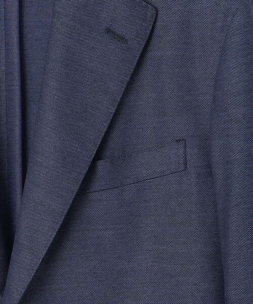 J.PRESS（ジェイプレス）の「【ストレッチ / 洗える / 吸水速乾/ 接触冷感】【J.PRESS-POOL WOOL】ジャージーセットアップ ジャケット_25年モデル（テーラードジャケット・メンズ・ネイビー系/ライトグレー系・SMALL/MEDIUM/LARGE/X-LARGE/BM/BL）」の19枚目の写真