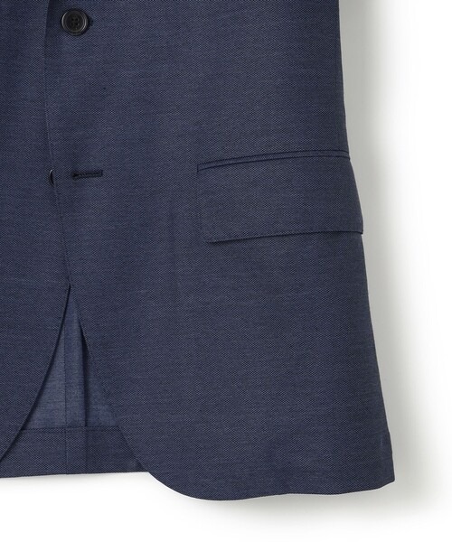 J.PRESS（ジェイプレス）の「【ストレッチ / 洗える / 吸水速乾/ 接触冷感】【J.PRESS-POOL WOOL】ジャージーセットアップ ジャケット_25年モデル（テーラードジャケット・メンズ・ネイビー系/ライトグレー系・SMALL/MEDIUM/LARGE/X-LARGE/BM/BL）」の21枚目の写真