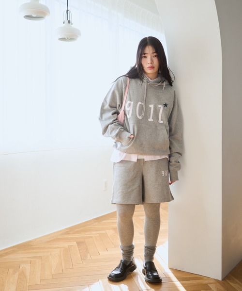 common gull products.（コモンガルプロダクツ）の「NO.9011☆gull hoodie（パーカー・レディース・ネイビー/イエロー系/ブラック系/ピンク系/アイボリー/杢グレー・MEDIUM/LARGE）」の18枚目の写真