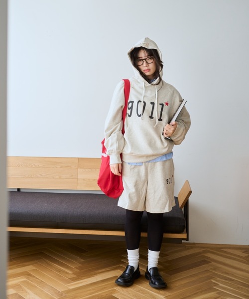 ILLCOMMONS HOODIE イルコモンズ フライング リル パーカー セール】NO.9011☆gull hoodie（パーカー）｜common gull