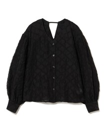 Ray BEAMS | RBS / 刺繍チェック シアーブラウス(シャツ/ブラウス)