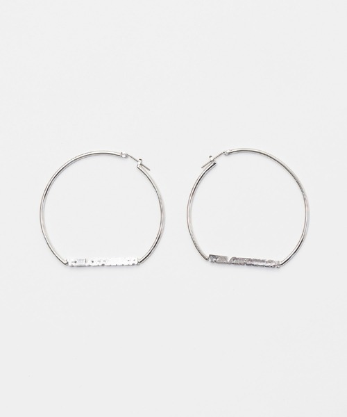 PRANK PROJECT（プランクプロジェクト）の「ロゴフープピアス / Logo Hoop Earrings（ピアス（両耳用）・レディース・シルバー・FREE）」の2枚目の写真