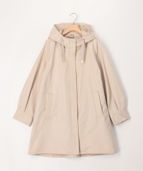 MICO COULIER(ミコクリエ)の「クリアツイルナチュラルストレッチライナー付きコート(その他アウター・レディース・ネイビー/ベージュ/オリーブ・38)」の2枚目の写真