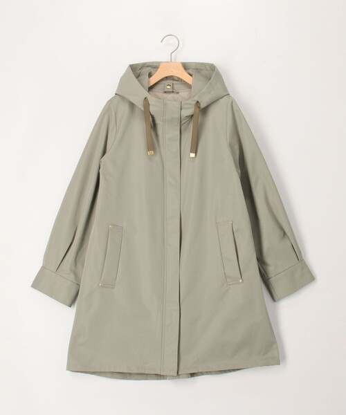 MICO COULIER(ミコクリエ)の「クリアツイルナチュラルストレッチライナー付きコート(その他アウター・レディース・ネイビー/ベージュ/オリーブ・38)」の1枚目の写真