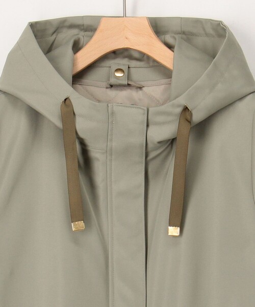 MICO COULIER(ミコクリエ)の「クリアツイルナチュラルストレッチライナー付きコート(その他アウター・レディース・ネイビー/ベージュ/オリーブ・38)」の4枚目の写真