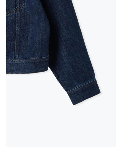 Te chichi(テチチ)の「DenimGジャン(ノーカラージャケット・レディース・ブルー・F)」の10枚目の写真