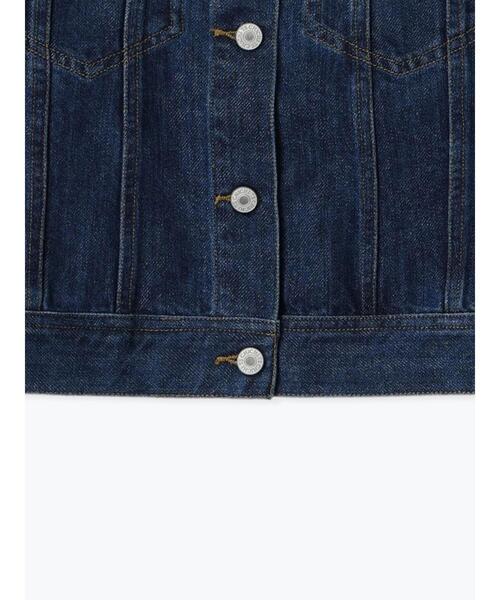 Te chichi(テチチ)の「DenimGジャン(ノーカラージャケット・レディース・ブルー・F)」の11枚目の写真