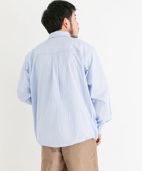 EKAL（エカル）の「ストライプロングスリーブシャツ（シャツ/ブラウス・メンズ・ピンク/ブルー系その他・MEDIUM/LARGE）」の9枚目の写真