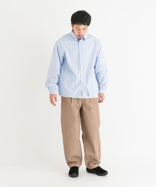   ストライプロングスリーブシャツ セール】ストライプロングスリーブシャツ（シャツ/ブラウス