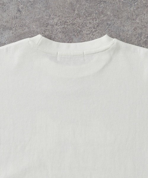 MONO-MART(モノマート)の「オーバーサイズフルーツグラフィックプリントTシャツ Cut Fruits&Lemon(Tシャツ/カットソー・レディース・ネイビー系/ホワイト/ホワイト系/スミクロ/オートミール・L/M)」の13枚目の写真