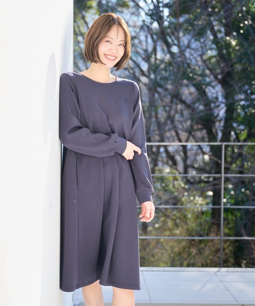 Arnold Palmer（アーノルドパーマー）の「バック パーマーチェック ワンピース（ワンピース・レディース・ネイビー/ライトベージュ/ブラック・L/M/S）」の3枚目の写真