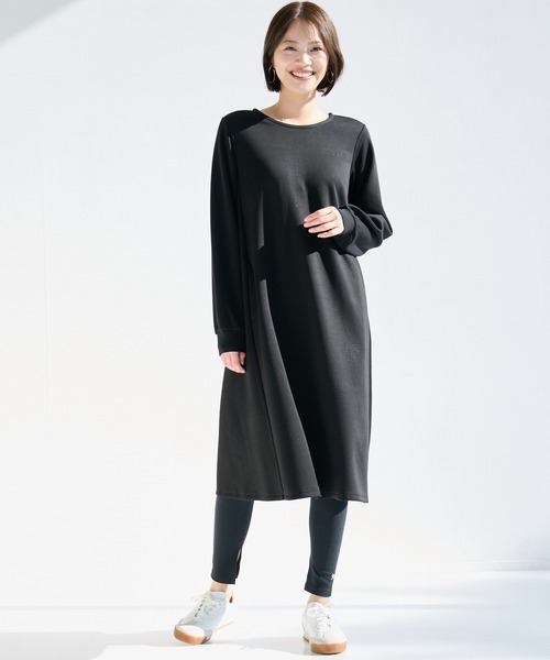 Arnold Palmer（アーノルドパーマー）の「バック パーマーチェック ワンピース（ワンピース・レディース・ネイビー/ライトベージュ/ブラック・L/M/S）」の18枚目の写真