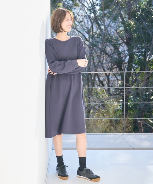 Arnold Palmer（アーノルドパーマー）の「バック パーマーチェック ワンピース（ワンピース・レディース・ネイビー/ライトベージュ/ブラック・L/M/S）」の13枚目の写真