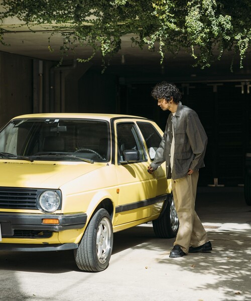 HINSON(ヒンソン)の「HINSON/ヒンソン ヴィンテージライク デニムカバーオール/ヒッコリー/リラックスフィット(カバーオール・メンズ・その他/ブルー/ネイビー・LARGE/MEDIUM)」の6枚目の写真