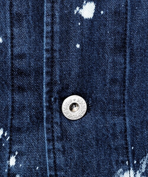 HINSON(ヒンソン)の「HINSON/ヒンソン ヴィンテージライク デニムカバーオール/ヒッコリー/リラックスフィット(カバーオール・メンズ・その他/ブルー/ネイビー・LARGE/MEDIUM)」の15枚目の写真