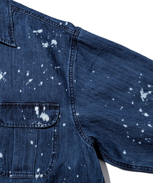 HINSON(ヒンソン)の「HINSON/ヒンソン ヴィンテージライク デニムカバーオール/ヒッコリー/リラックスフィット(カバーオール・メンズ・その他/ブルー/ネイビー・LARGE/MEDIUM)」の16枚目の写真