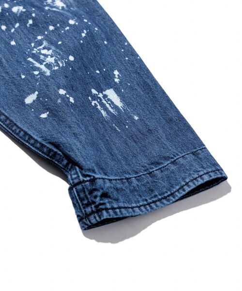 HINSON(ヒンソン)の「HINSON/ヒンソン ヴィンテージライク デニムカバーオール/ヒッコリー/リラックスフィット(カバーオール・メンズ・その他/ブルー/ネイビー・LARGE/MEDIUM)」の18枚目の写真