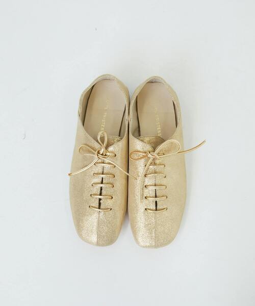ADIEU TRISTESSE（アデュートリステス）の「レースアップバブーシュ（その他シューズ・レディース・グレイッシュベージュ/ゴールド/ブラック・S/M/L）」の19枚目の写真