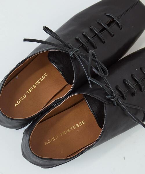 ADIEU TRISTESSE（アデュートリステス）の「レースアップバブーシュ（その他シューズ・レディース・グレイッシュベージュ/ゴールド/ブラック・S/M/L）」の12枚目の写真