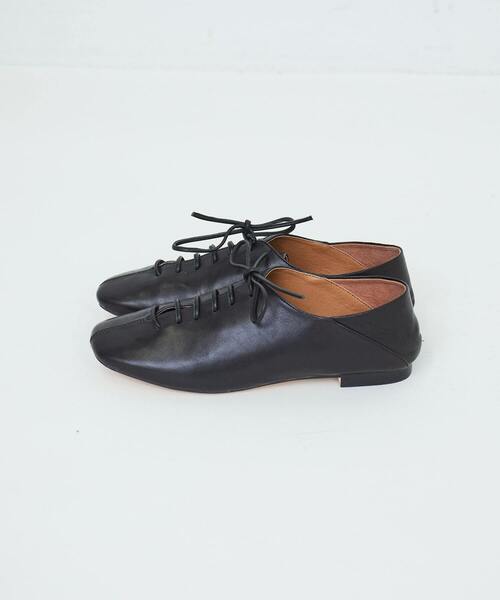 ADIEU TRISTESSE（アデュートリステス）の「レースアップバブーシュ（その他シューズ・レディース・グレイッシュベージュ/ゴールド/ブラック・S/M/L）」の10枚目の写真