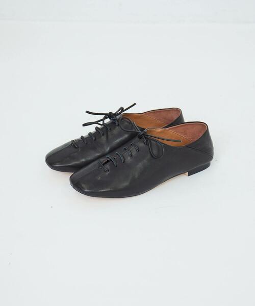 ADIEU TRISTESSE（アデュートリステス）の「レースアップバブーシュ（その他シューズ・レディース・グレイッシュベージュ/ゴールド/ブラック・S/M/L）」の5枚目の写真