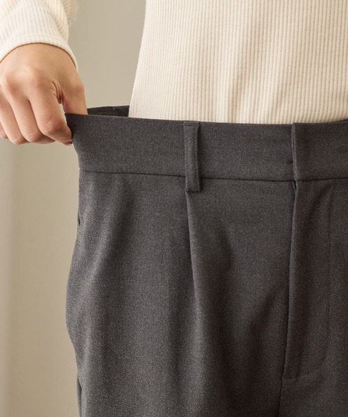 Tuche(トゥシェ)の「Tuche/トゥシェ ソフトタッチパンツ テーパード 裏起毛(その他パンツ・レディース・ブラック/チャコールグレー/ダークネイビー/グレー系その他・MEDIUM/LARGE)」の13枚目の写真