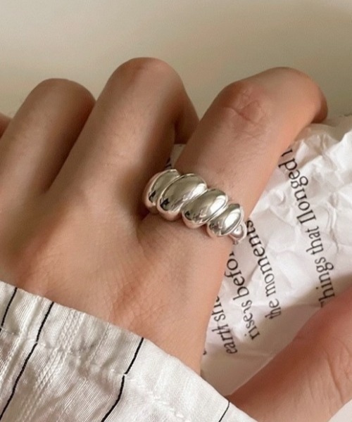 e.m パールデザイン シルバーリング Pocket Ring】シルバーオパールリング｜リング｜ノジェス 公式