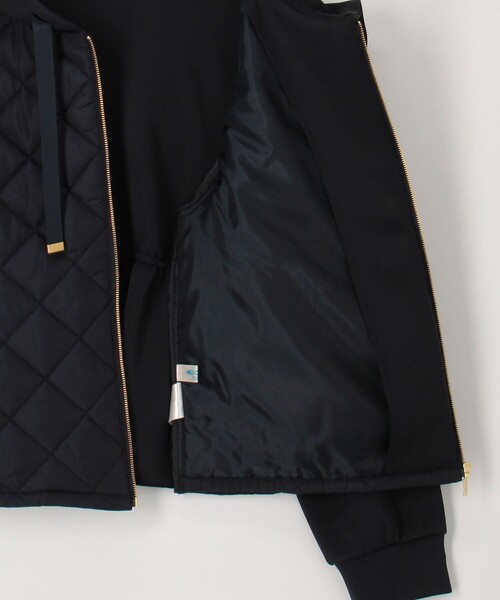 MICO COULIER（ミコクリエ）の「ZIPフリルパーカー（ブルゾン・レディース・ネイビー/ベージュ・38）」の11枚目の写真