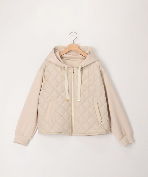 MICO COULIER（ミコクリエ）の「ZIPフリルパーカー（ブルゾン・レディース・ネイビー/ベージュ・38）」の13枚目の写真