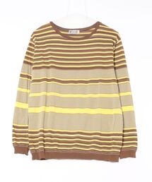 WHITE LINE | 【8】【WHITE LINE（ホワイトライン）】ニットボーダークルーネック(ニット/セーター)