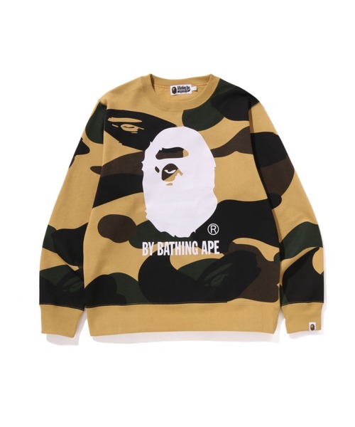 A BATHING APE エイプ トレーナー 1st yellow camo A BATHING APE エイプ トレーナー 1st yellow camo