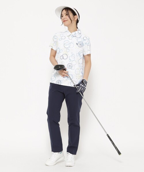 adabat（アダバット）の「撥水加工 ストレッチリンクルストレートパンツ（その他パンツ・レディース・ライトベージュ/ネイビー・42/40/38/36）」の10枚目の写真