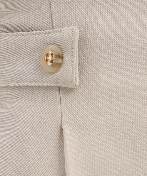 Andemiu（アンデミュウ）の「サイドボタンセミワイドパンツ325579（スラックス・レディース・グレイッシュベージュ/グレー/ネイビー・SMALL/MEDIUM）」の5枚目の写真