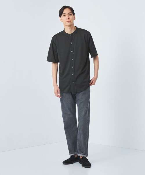 BROOKS BROTHERS(ブルックスブラザーズ)の「【別注】<Brooks Brothers>GLR カノコ バンドカラー 半袖 シャツ(シャツ/ブラウス・メンズ・ライトグレー/コバルトブルー/ブラック・M/L)」の11枚目の写真